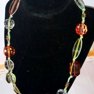 BEADED NECKLACE MULTI COLOR
